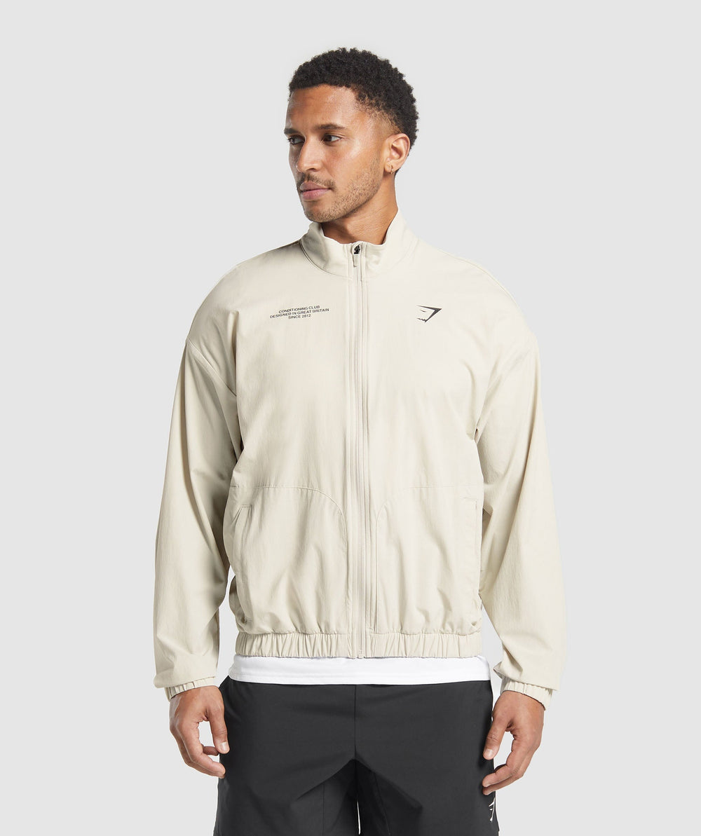 Conditioning Club Track Jacket - Pebble Grey