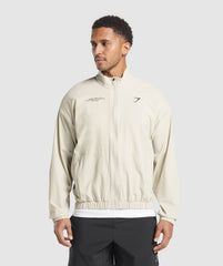 Conditioning Club Track Jacket - Pebble Grey