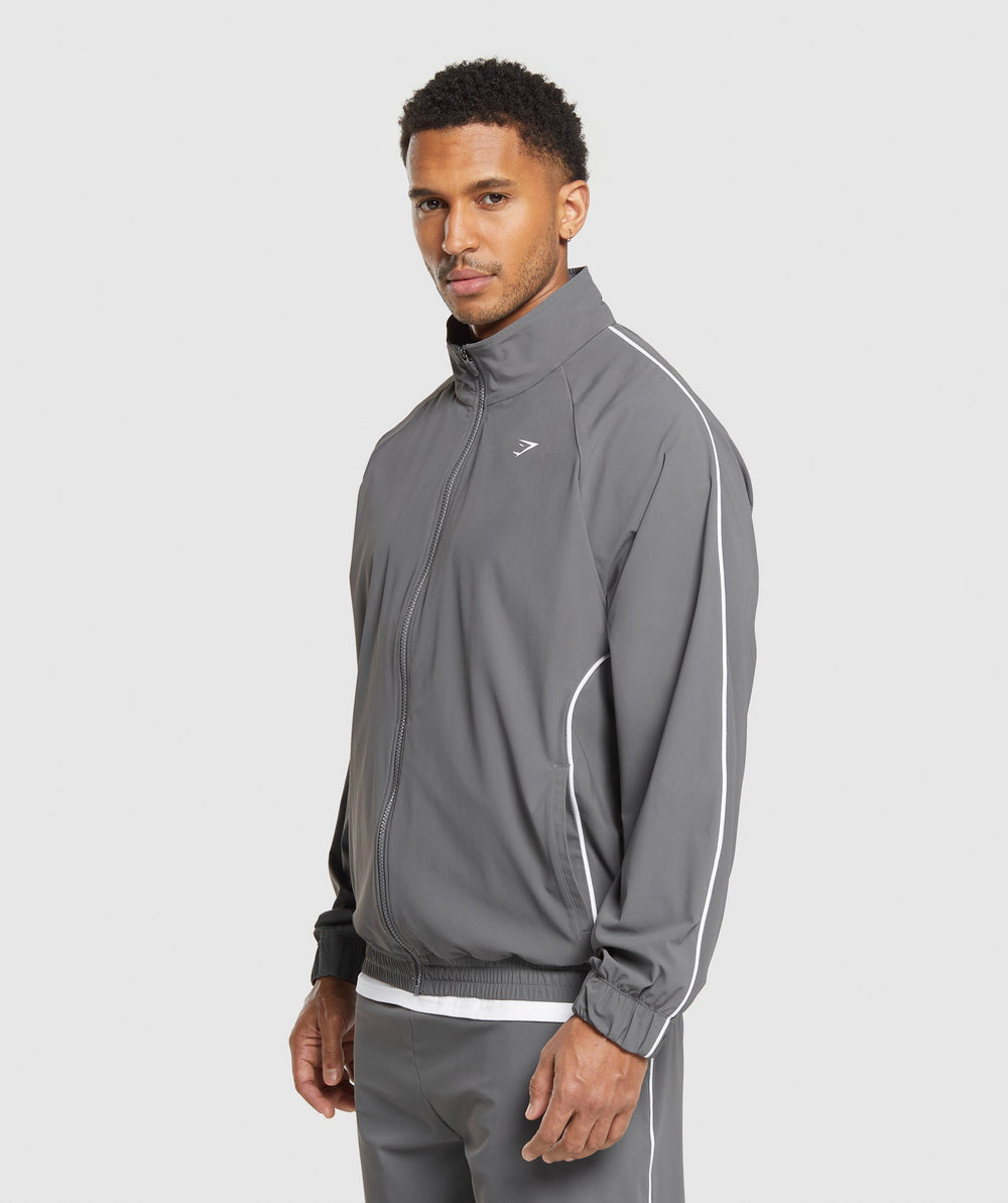 Contrast Track Top - Pitch Grey