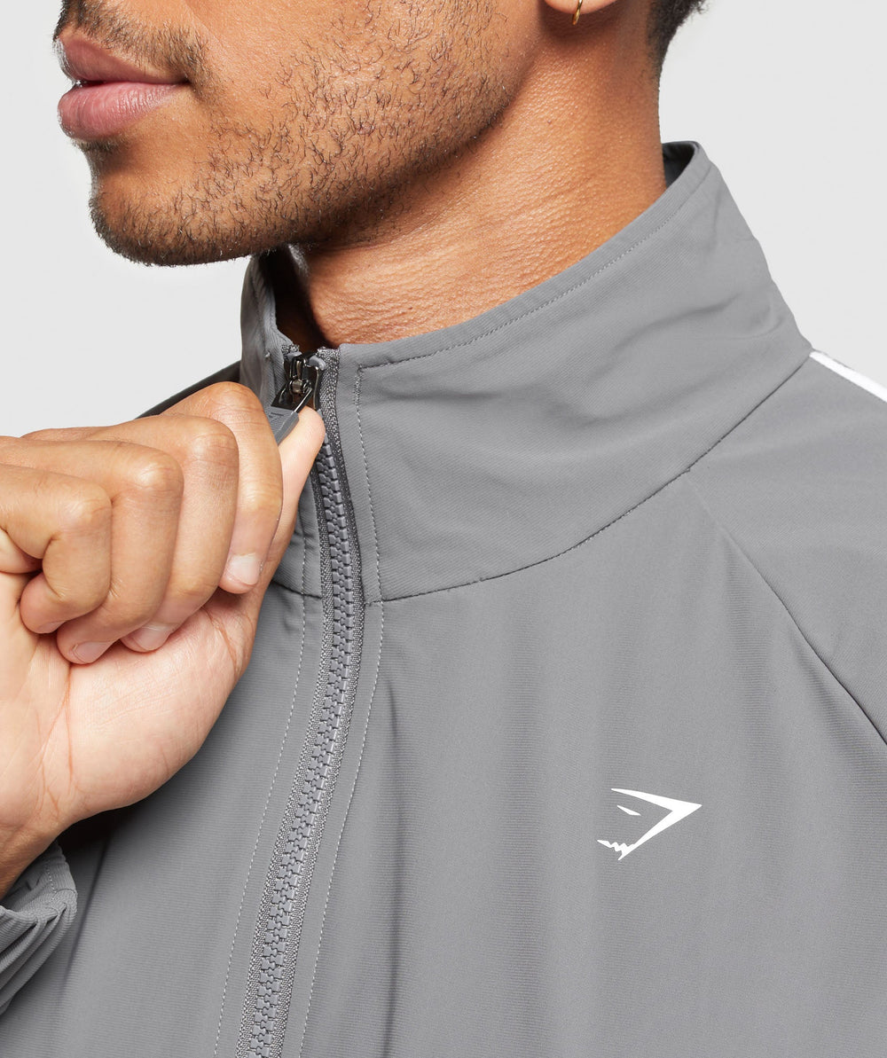 Contrast Track Top - Pitch Grey