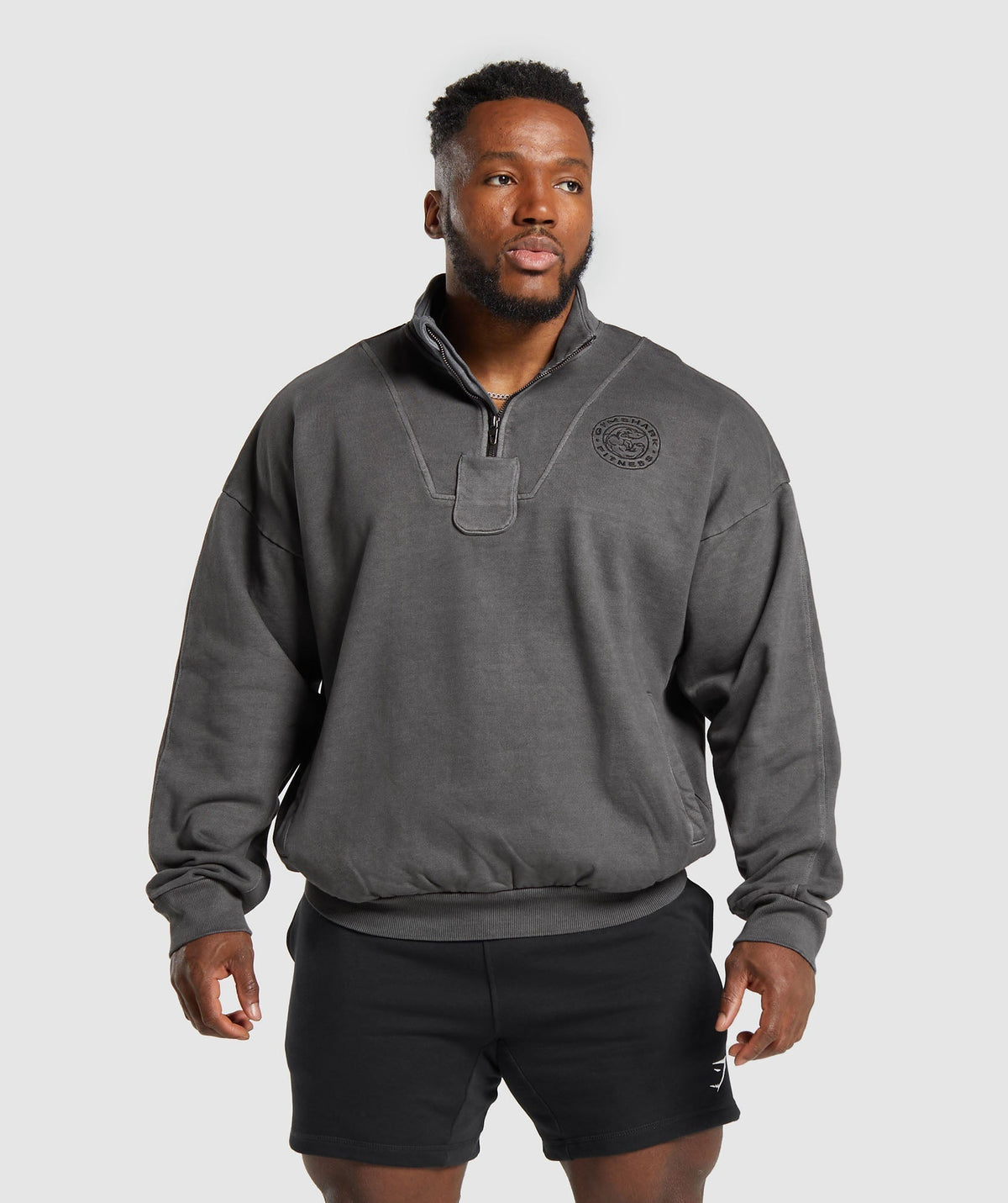 Premium Legacy 1/4 Zip - Black