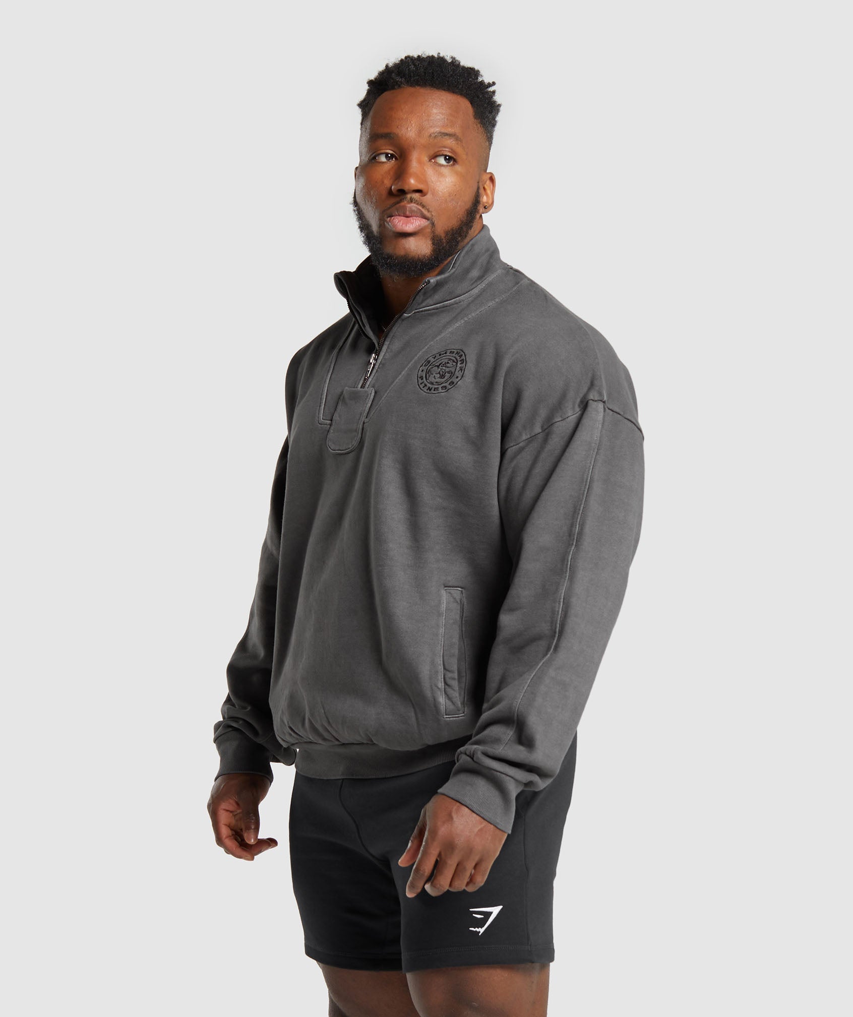 Premium Legacy 1/4 Zip - Black