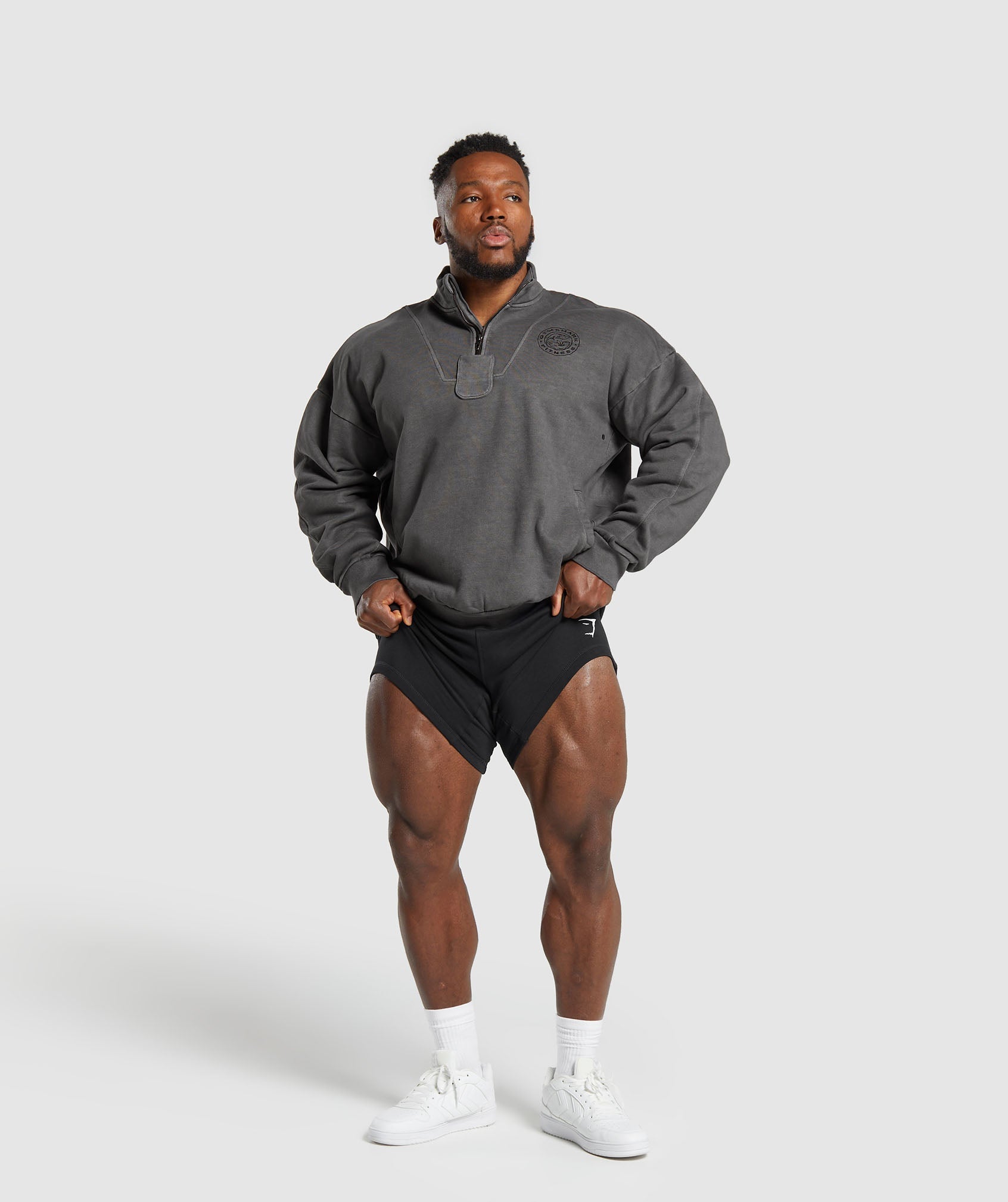 Premium Legacy 1/4 Zip - Black