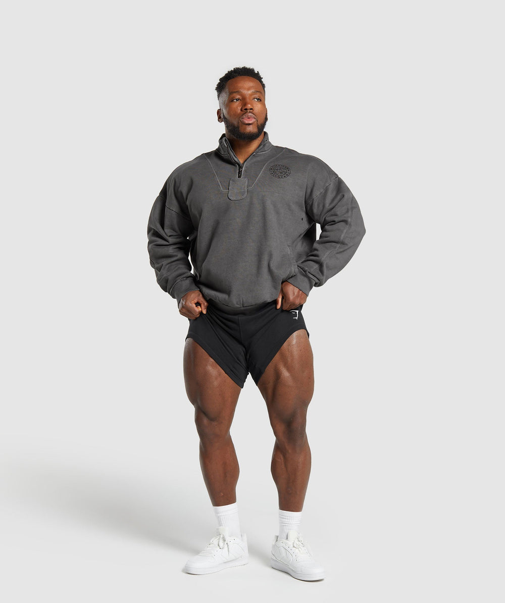 Premium Legacy 1/4 Zip - Black
