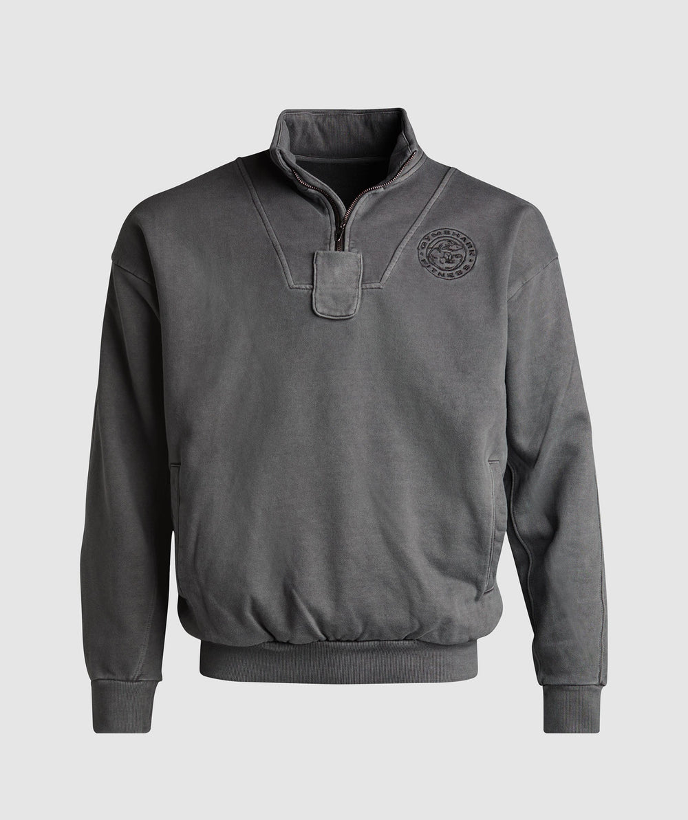 Premium Legacy 1/4 Zip - Black