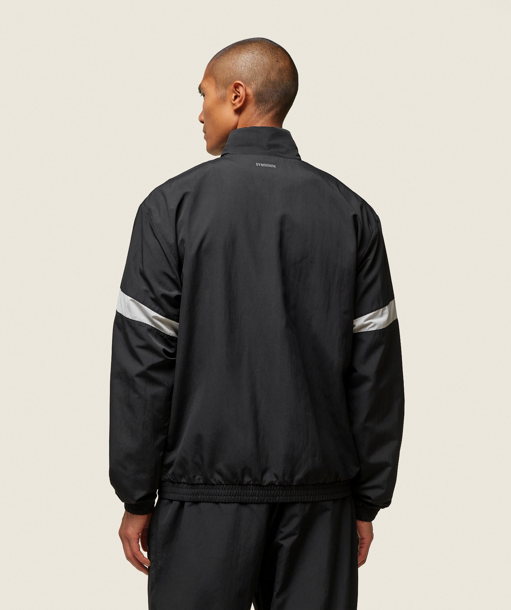 everywear Coaches Track Jacket - Black/Tame Grey