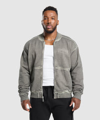Heavyweight Bomber Jacket - Metal Grey/Asphalt Grey
