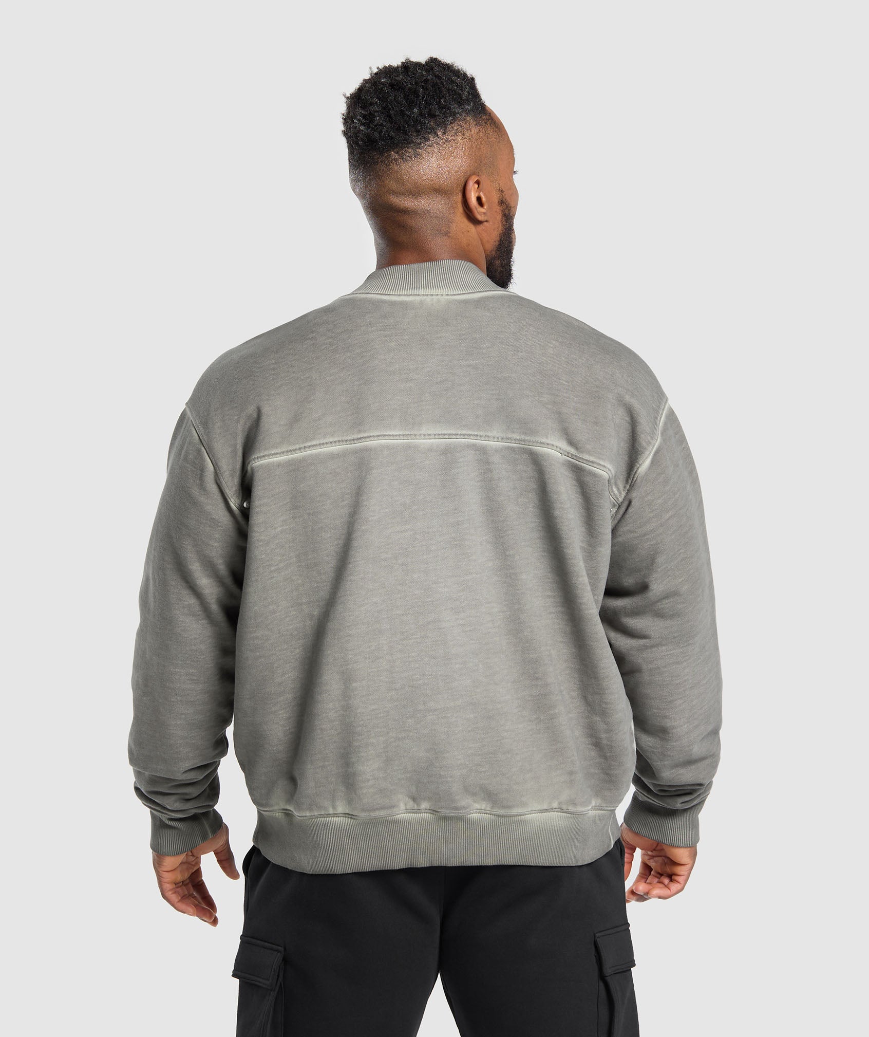 Heavyweight Bomber Jacket - Metal Grey/Asphalt Grey
