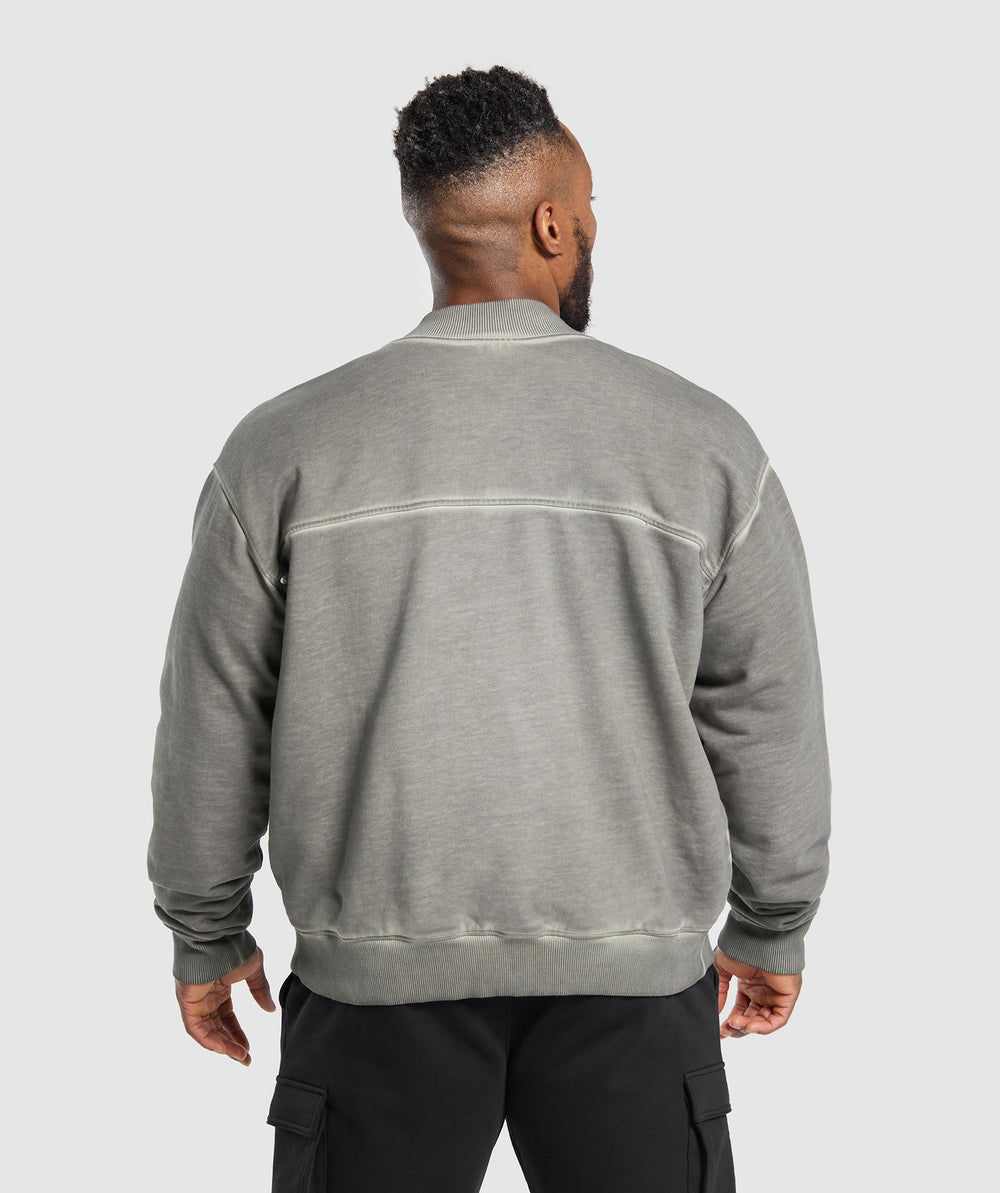 Heavyweight Bomber Jacket - Metal Grey/Asphalt Grey