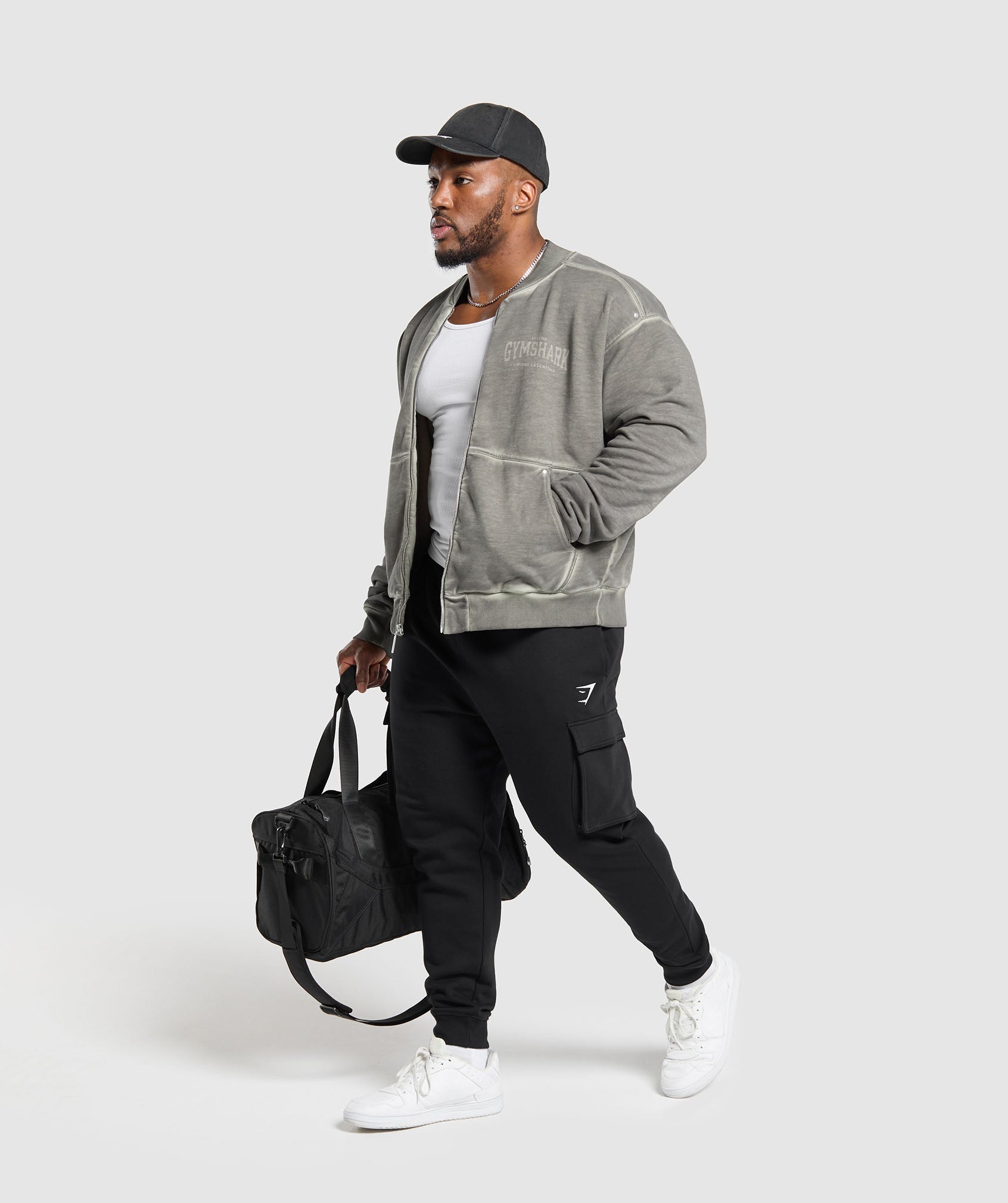 Heavyweight Bomber Jacket - Metal Grey/Asphalt Grey