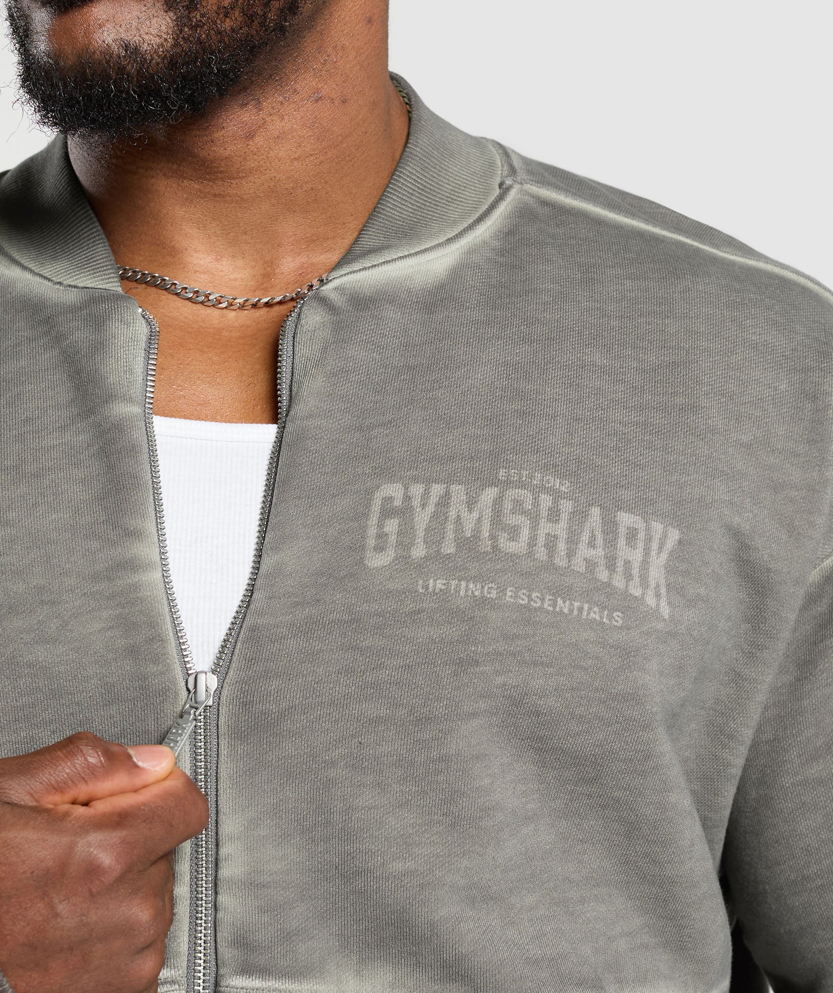 Heavyweight Bomber Jacket - Metal Grey/Asphalt Grey