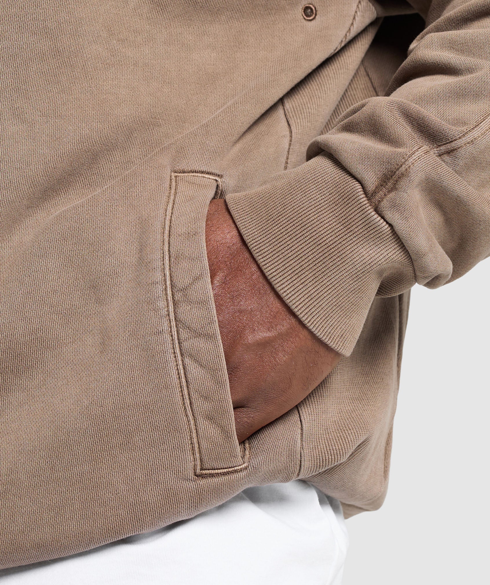 Premium Legacy 1/4 Zip - Soft Brown