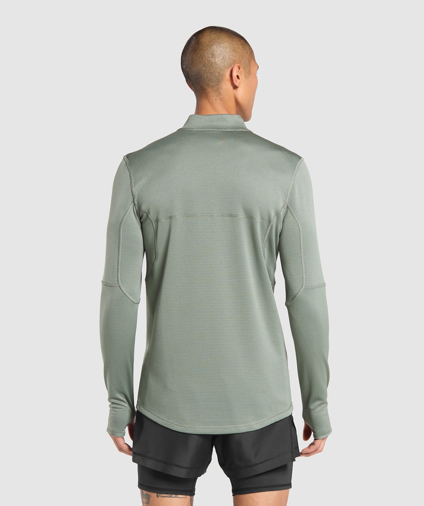 Running 1/4 Zip - Unit Green