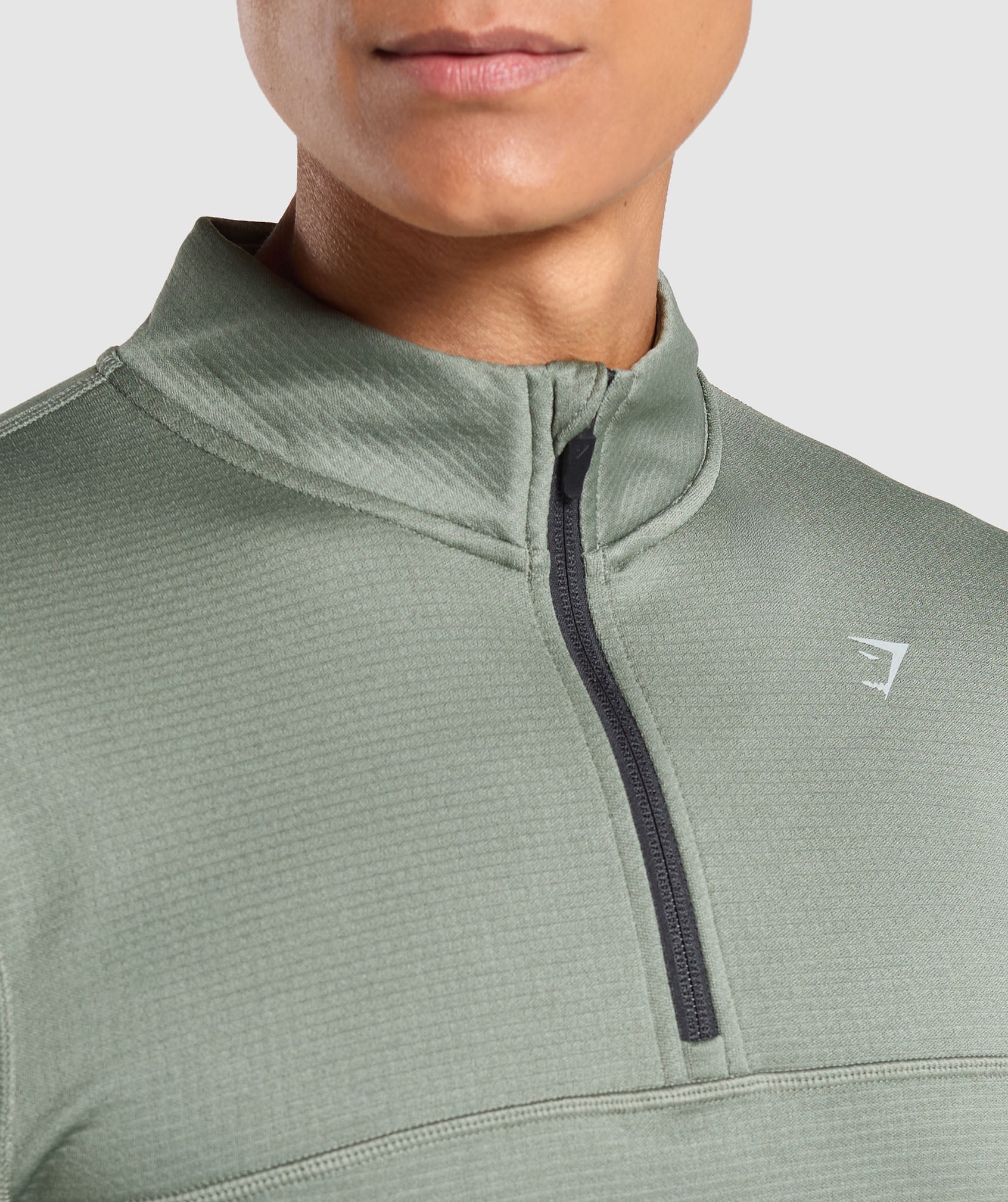 Running 1/4 Zip - Unit Green