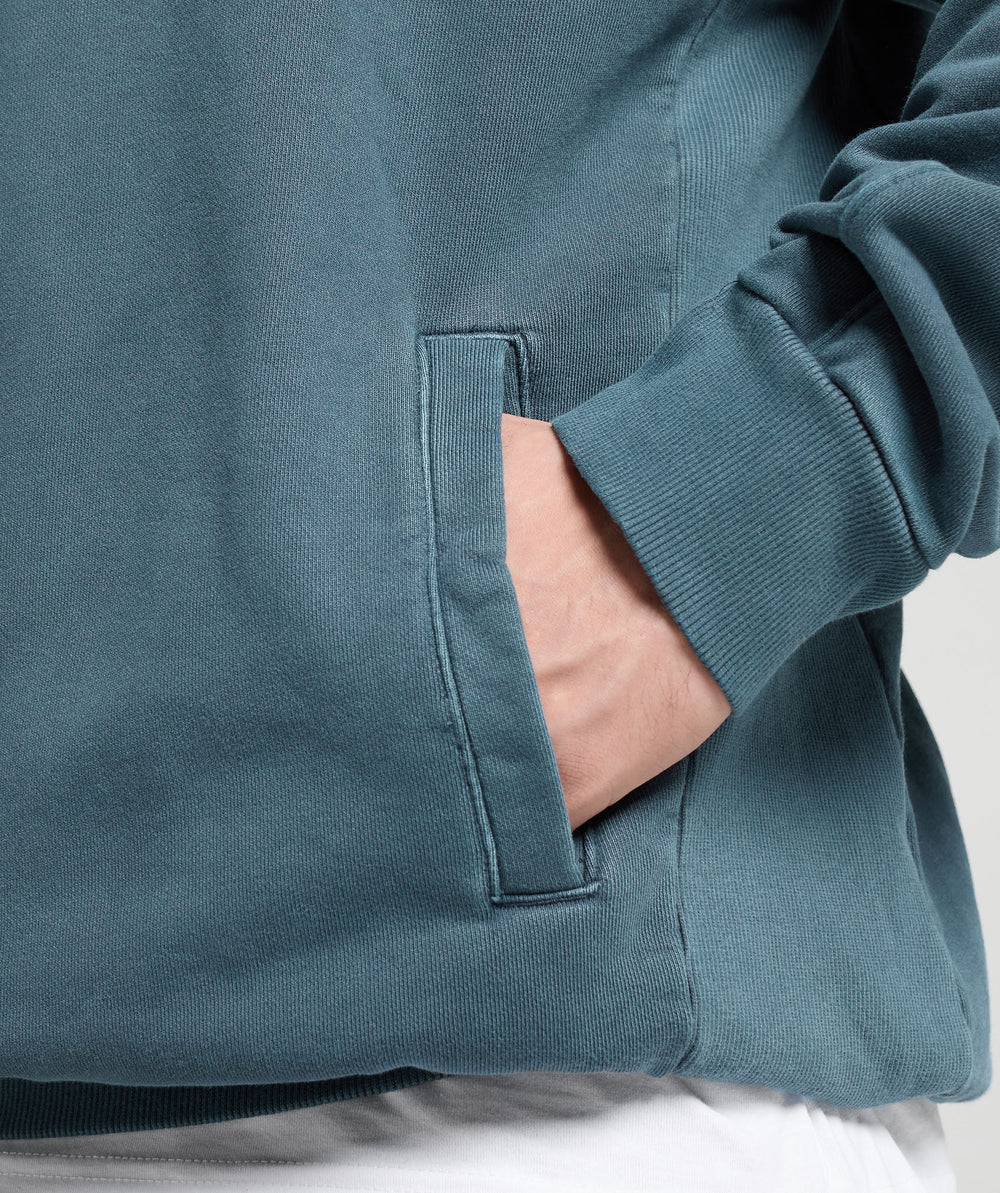 Premium Legacy 1/4 Zip - Cargo Blue