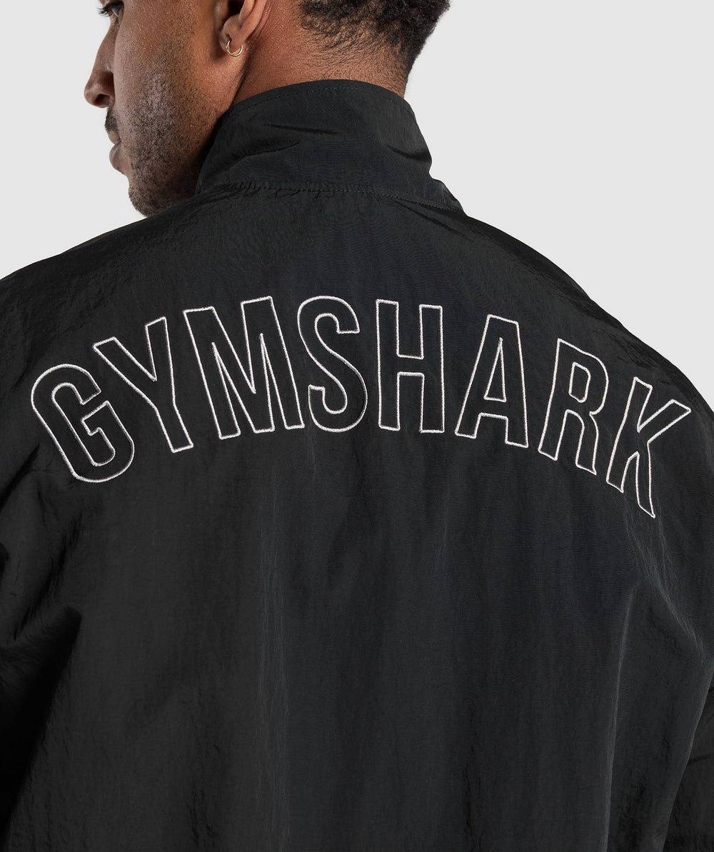 Retro Track Jacket - Black/Dark Grey/Smokey Grey