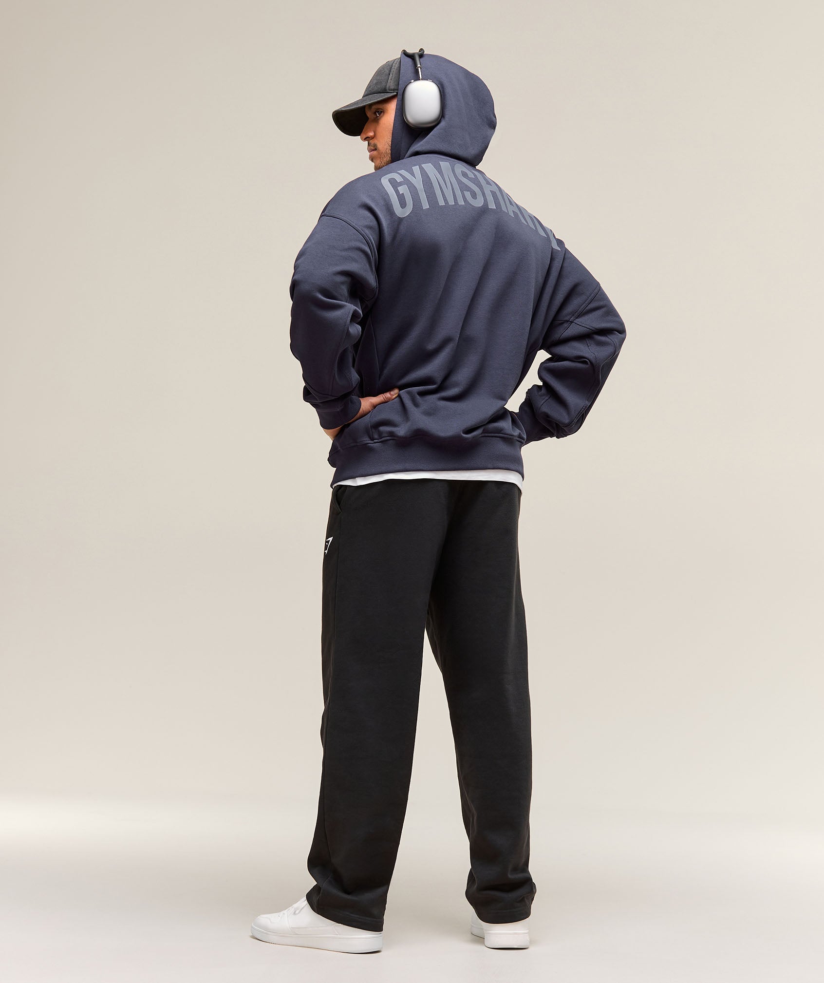 Power Zip Up Hoodie - Heavy Blue