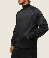 everywear Track Jacket - Black/White