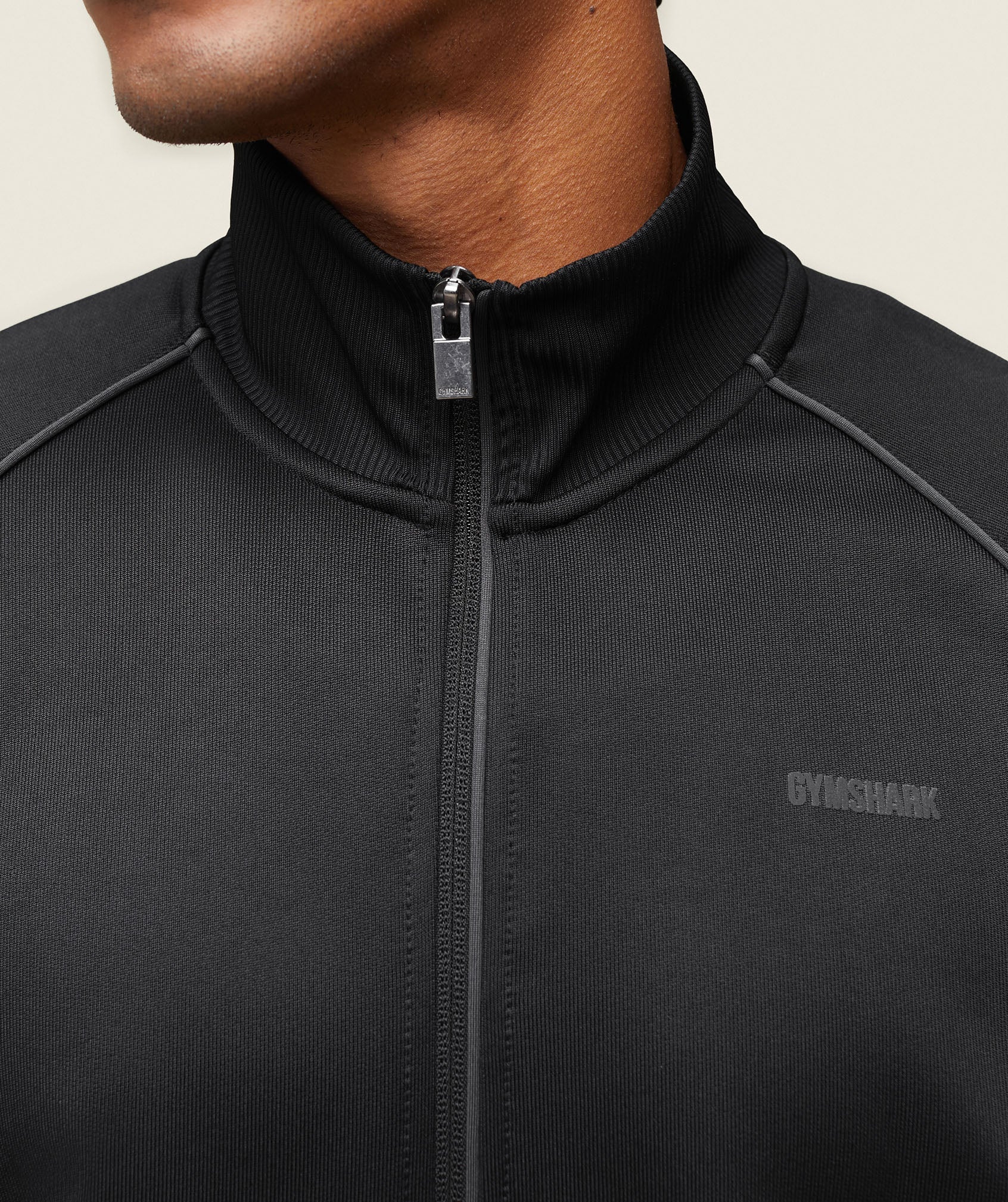 everywear Track Jacket - Black/White