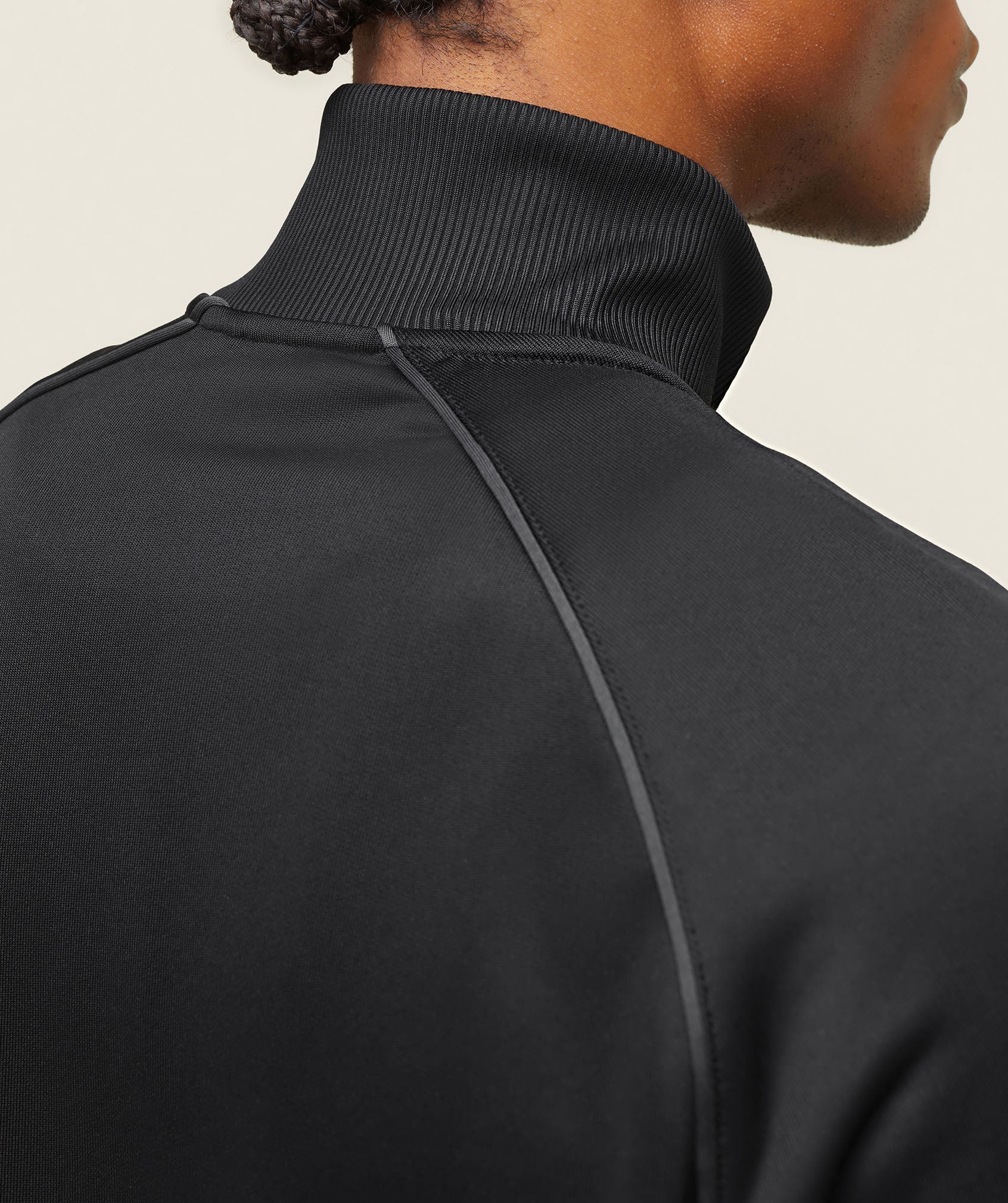 everywear Track Jacket - Black/White