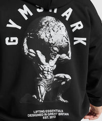 Atlas Zip Up Hoodie - Black