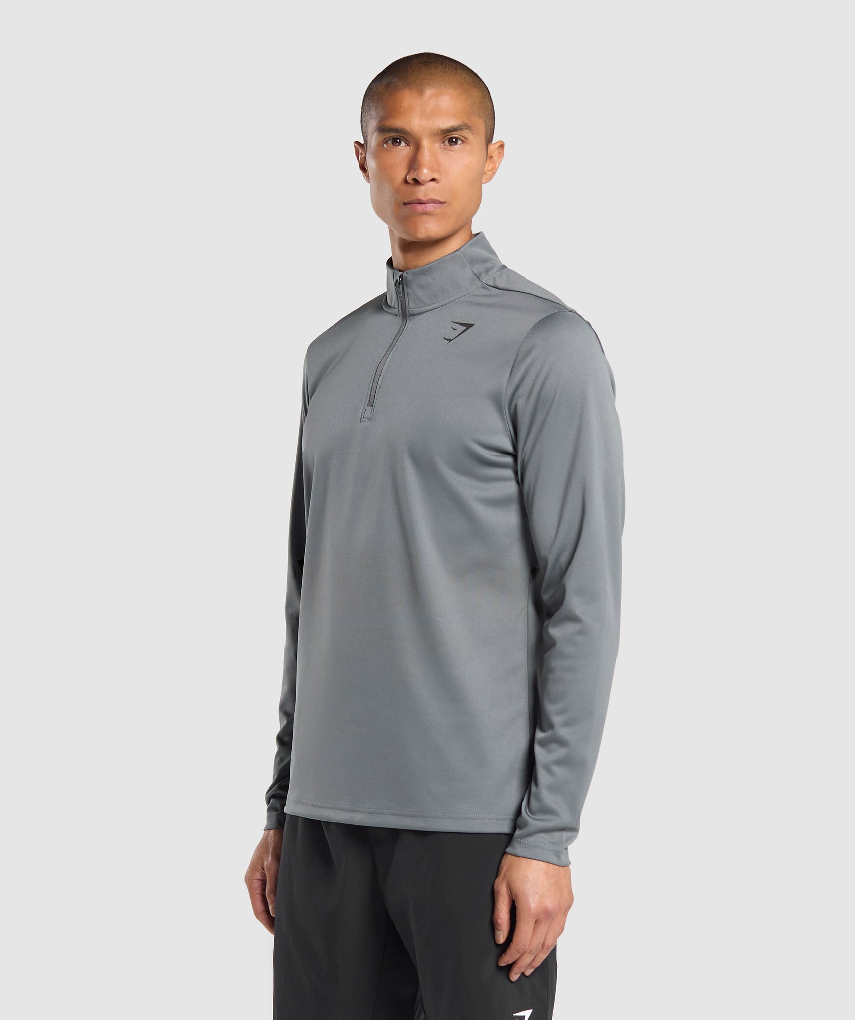 Running Dept. 1/4 Zip - Pitch Grey
