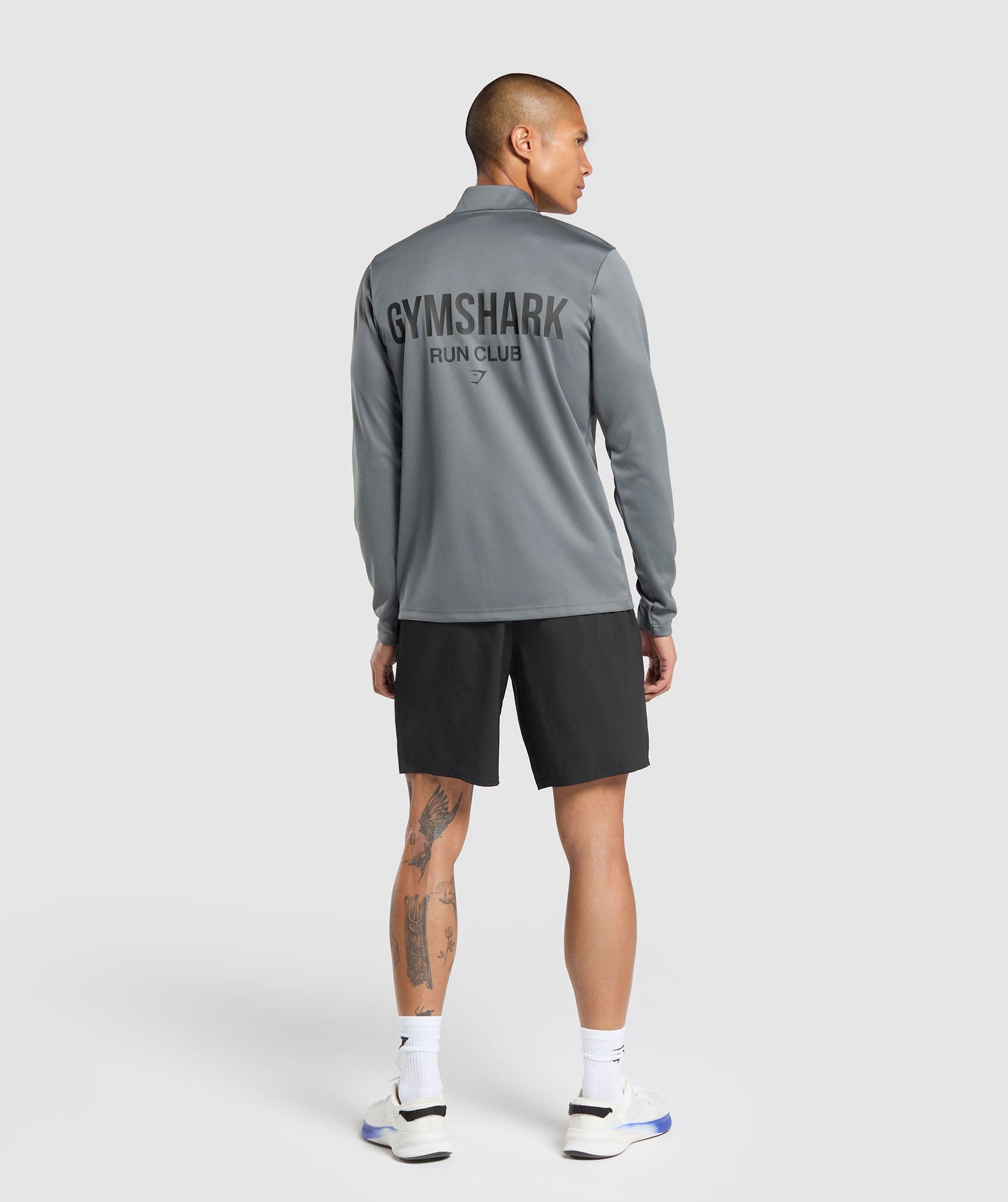 Running Dept. 1/4 Zip - Pitch Grey
