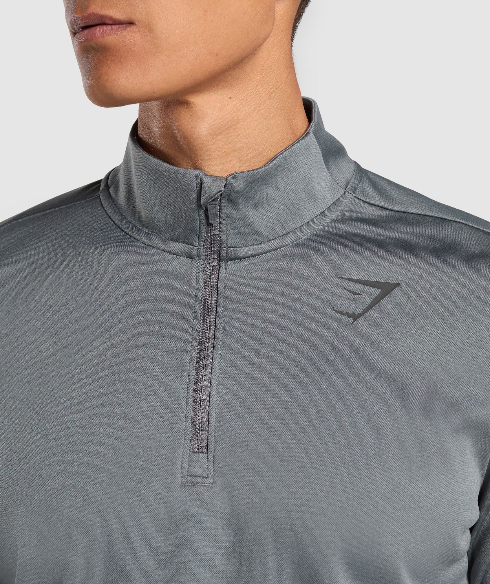 Running Dept. 1/4 Zip - Pitch Grey