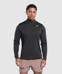 Running Dept. 1/4 Zip - Black