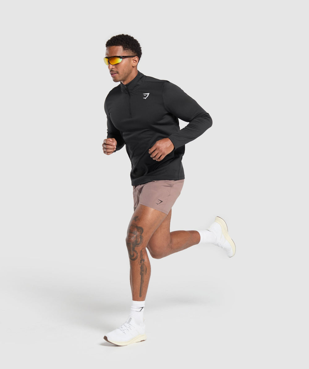 Running Dept. 1/4 Zip - Black