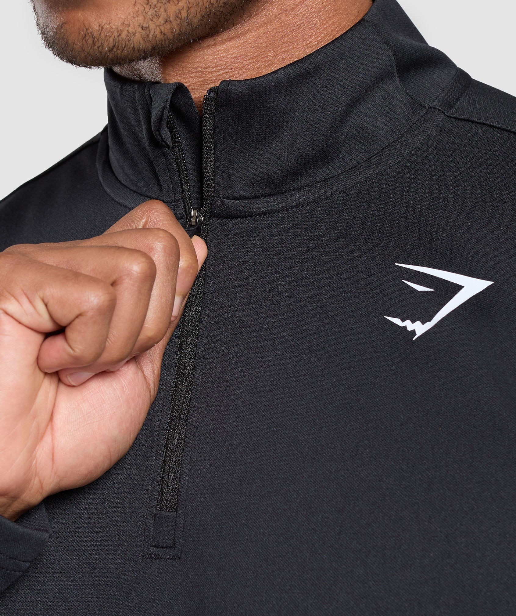 Running Dept. 1/4 Zip - Black