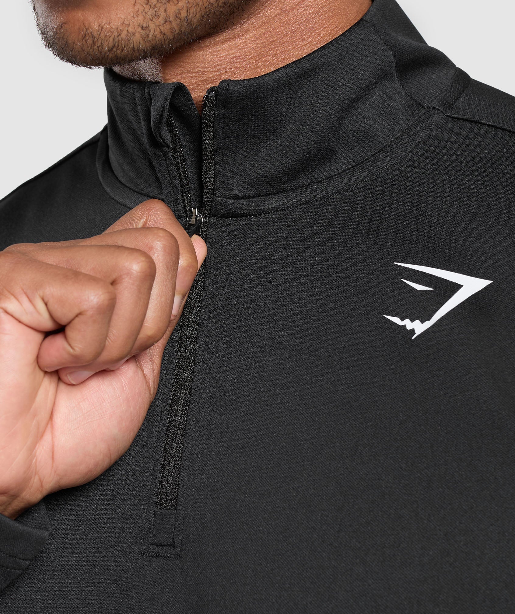 Running Dept. 1/4 Zip - Black