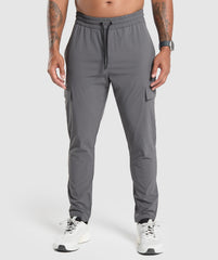 Stretch Woven Cargo Pants - Graphite Grey