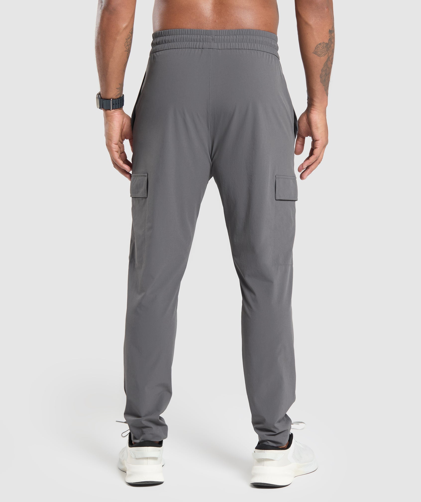 Stretch Woven Cargo Pants - Graphite Grey