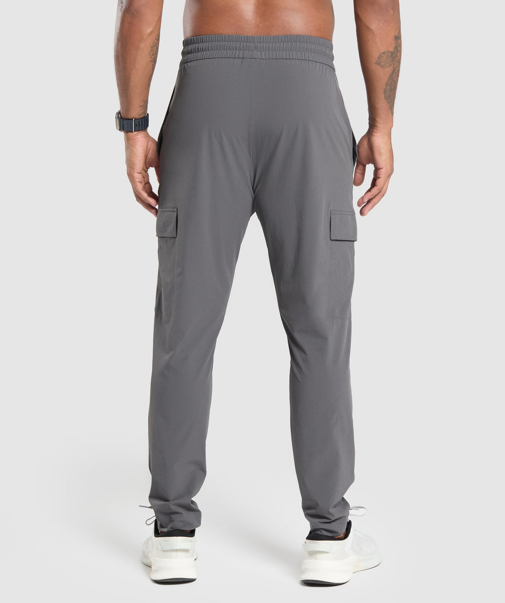 Stretch Woven Cargo Pants - Graphite Grey