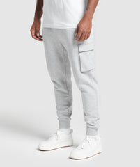 Crest Cargo Joggers - Light Grey Core Marl