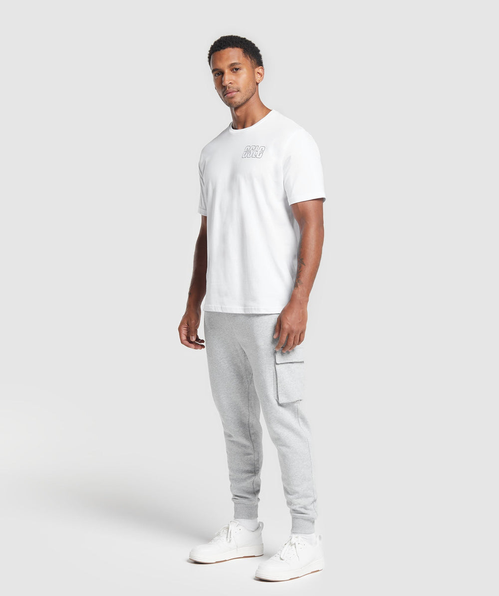 Crest Cargo Joggers - Light Grey Core Marl