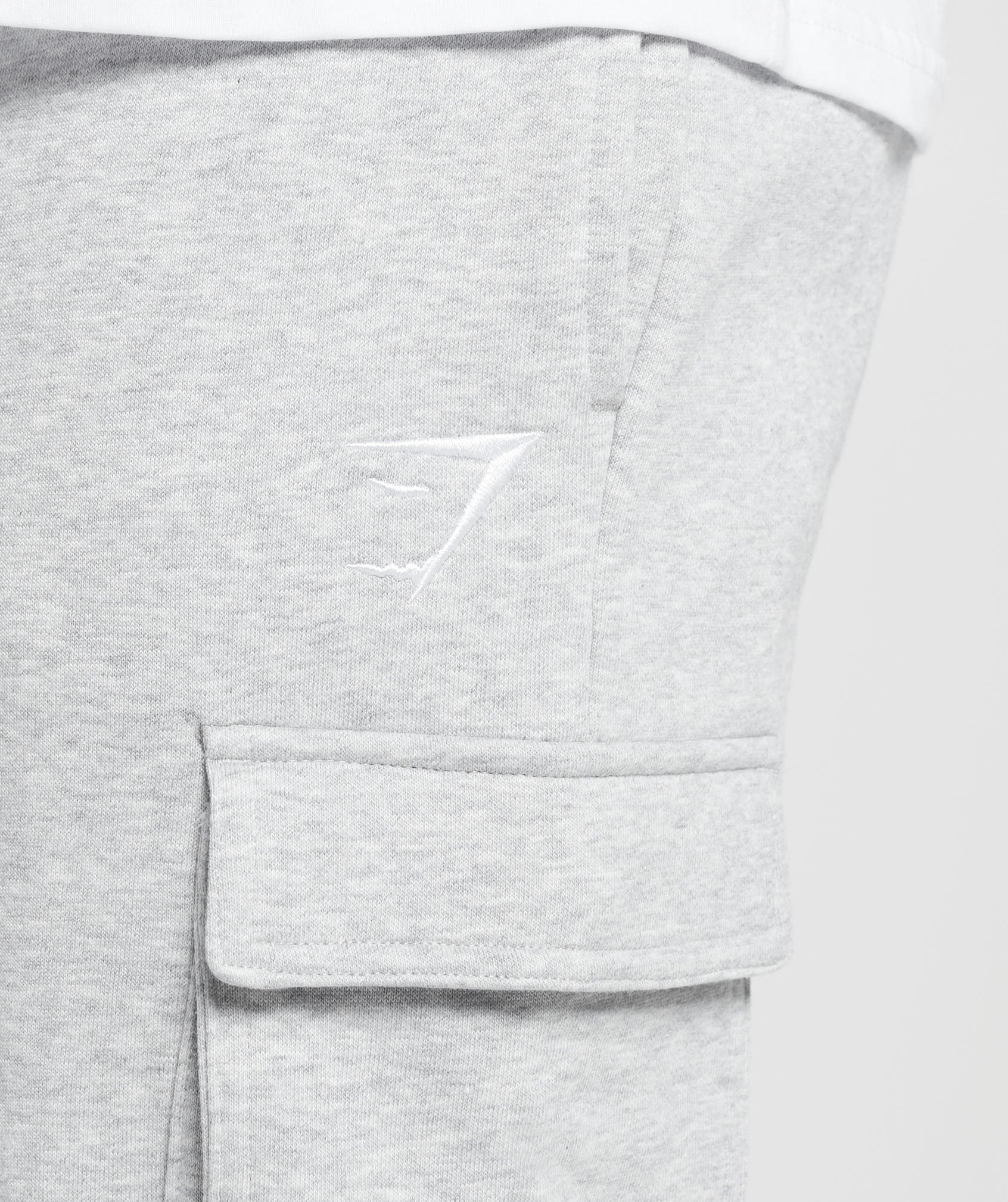 Crest Cargo Joggers - Light Grey Core Marl
