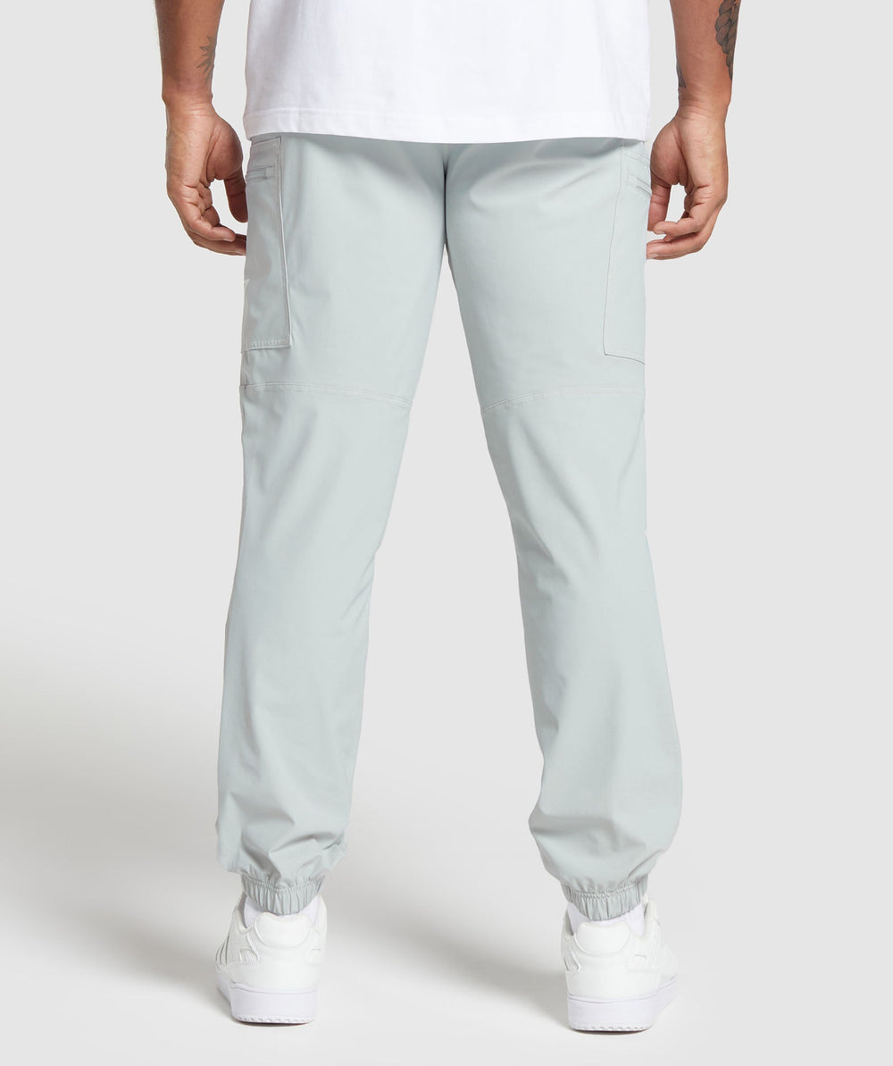 Rest Day Cargo Pants - Light Grey