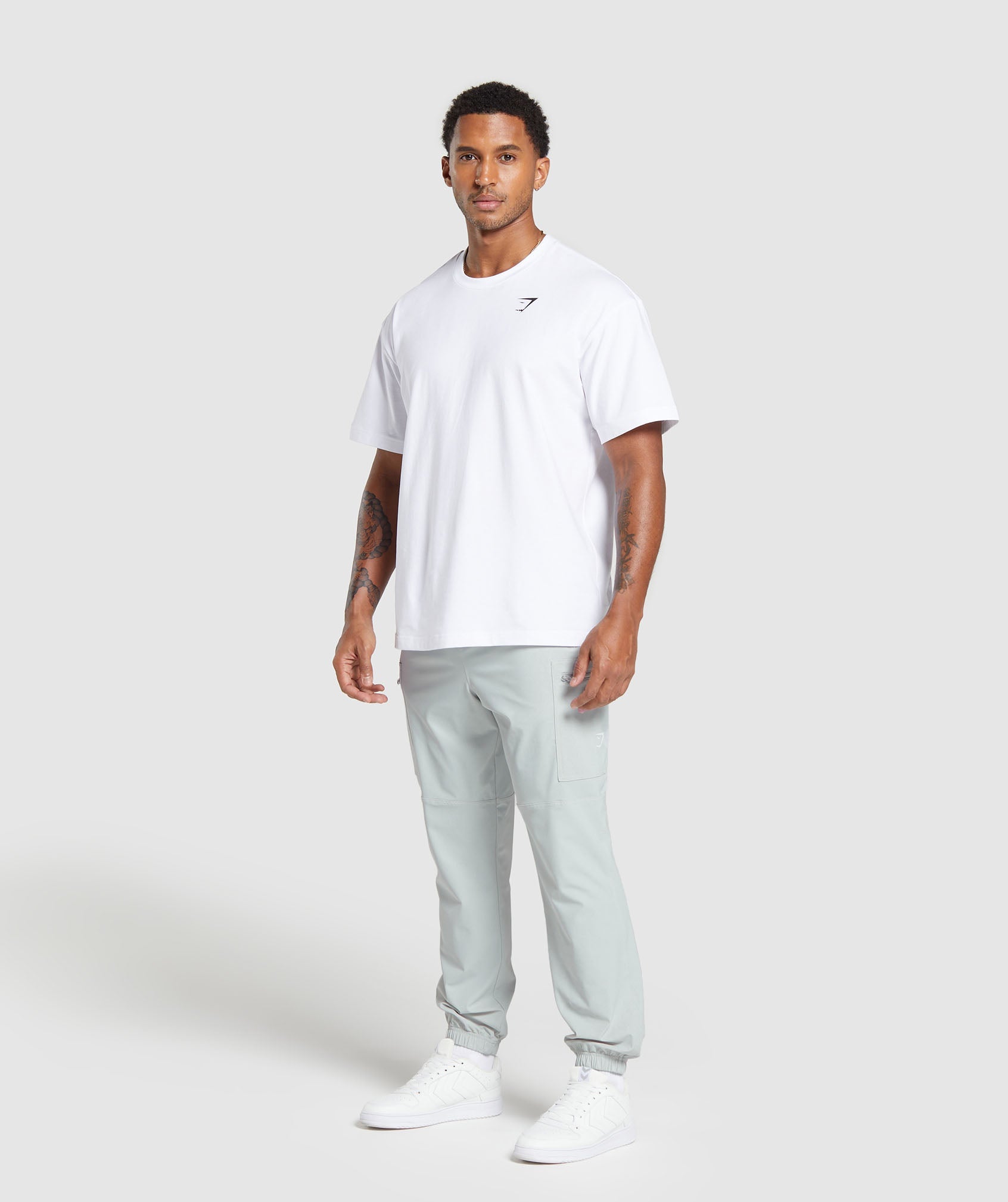 Rest Day Cargo Pants - Light Grey