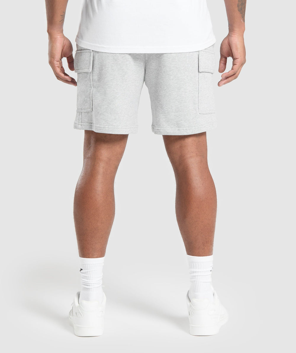 Rest Day Essentials Cargo 7" Shorts - Light Grey Core Marl