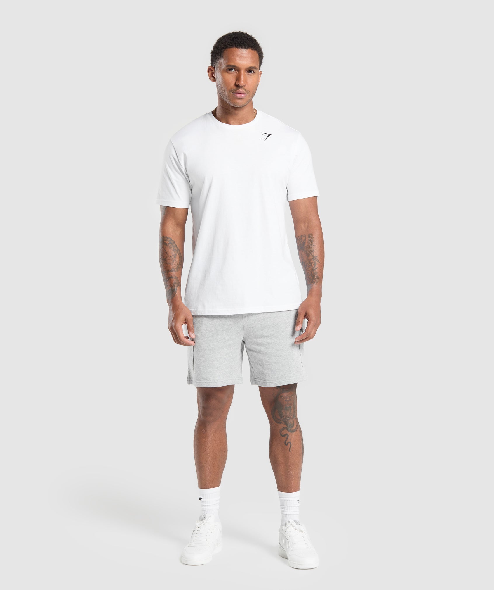 Rest Day Essentials Cargo 7" Shorts - Light Grey Core Marl