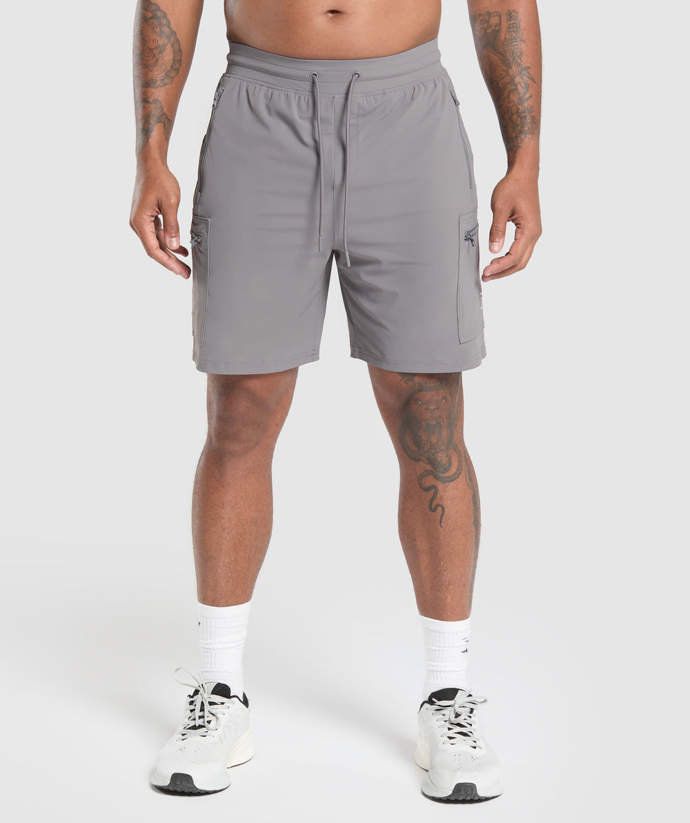 Rest Day 6" Cargo Shorts - Brushed Grey