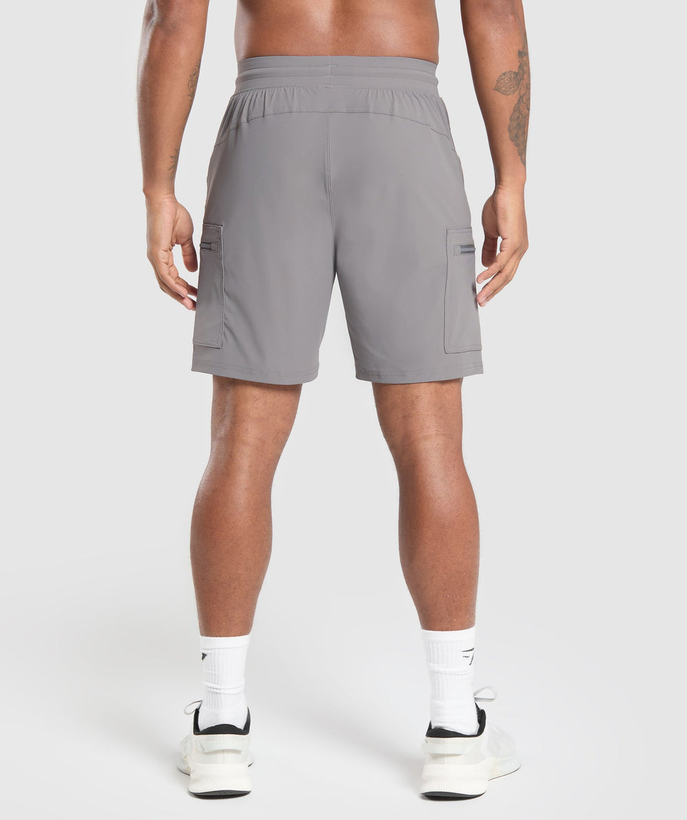 Rest Day 6" Cargo Shorts - Brushed Grey