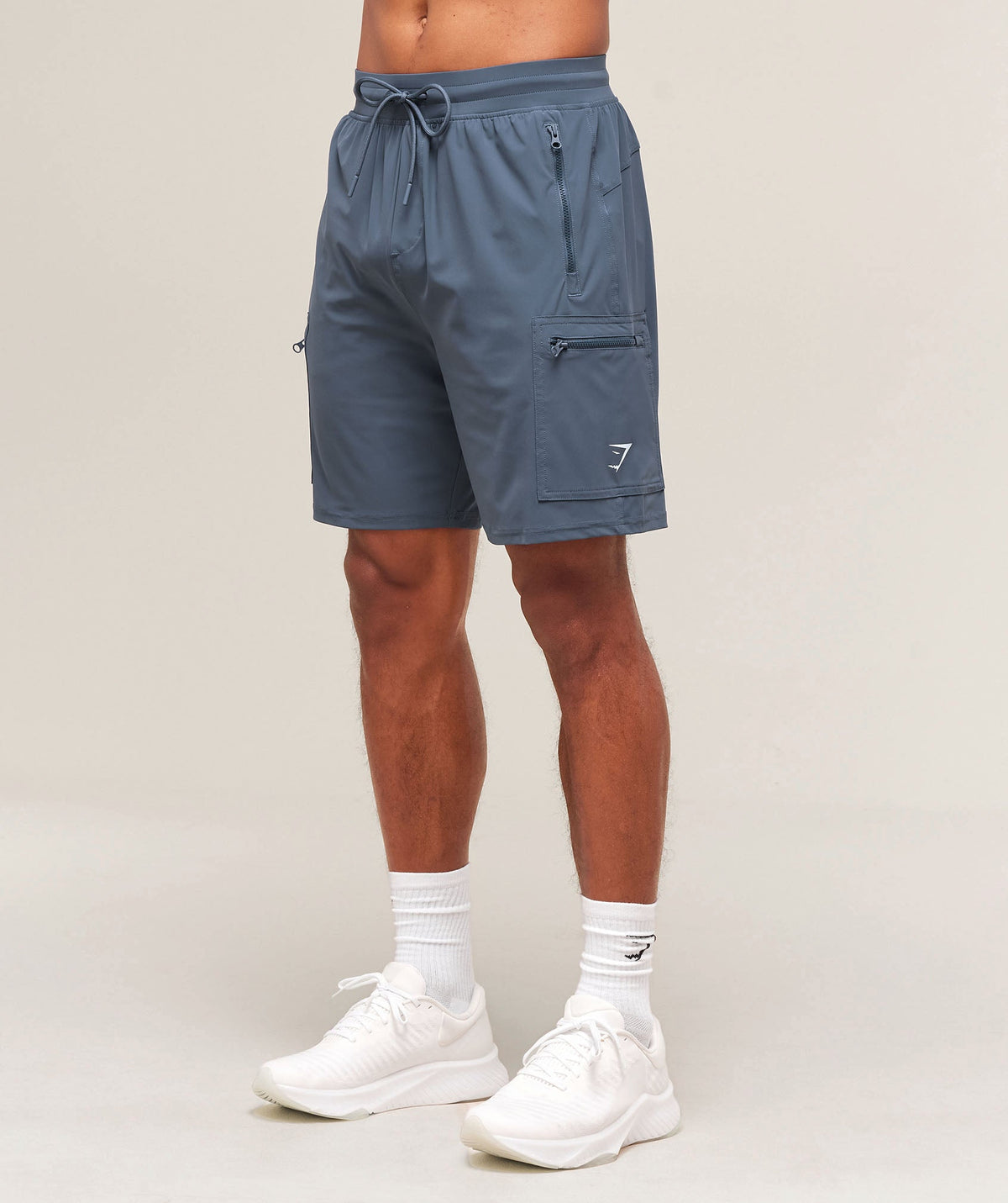 Rest Day 6" Cargo Shorts - Titanium Blue