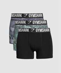Boxer Brief 3PK - Blue Surf/Denim Grey/Black
