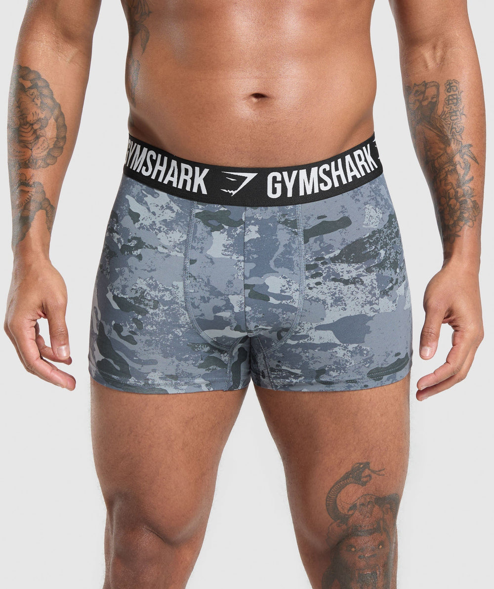 Boxer Brief 3PK - Blue Surf/Denim Grey/Black