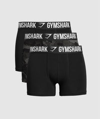 Boxer Brief 3PK - Black/Graphite Grey