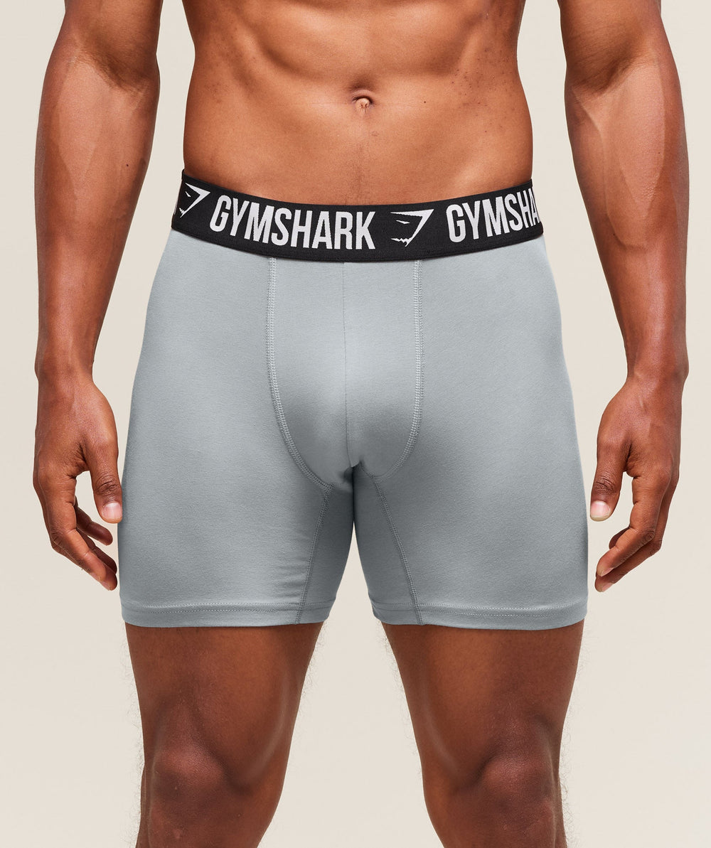 Long Boxer Brief 3PK - Denim Grey/Titanium Blue/Black