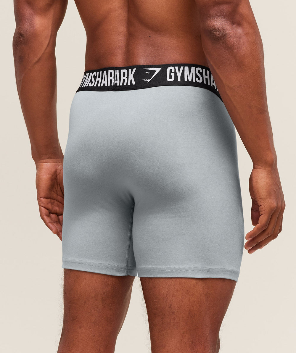 Long Boxer Brief 3PK - Denim Grey/Titanium Blue/Black